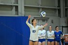 VB vs USCGA  Wheaton College Women's Volleyball vs U.S. Coast Guard Academy. - Photo by Keith Nordstrom : Wheaton, Volleyball